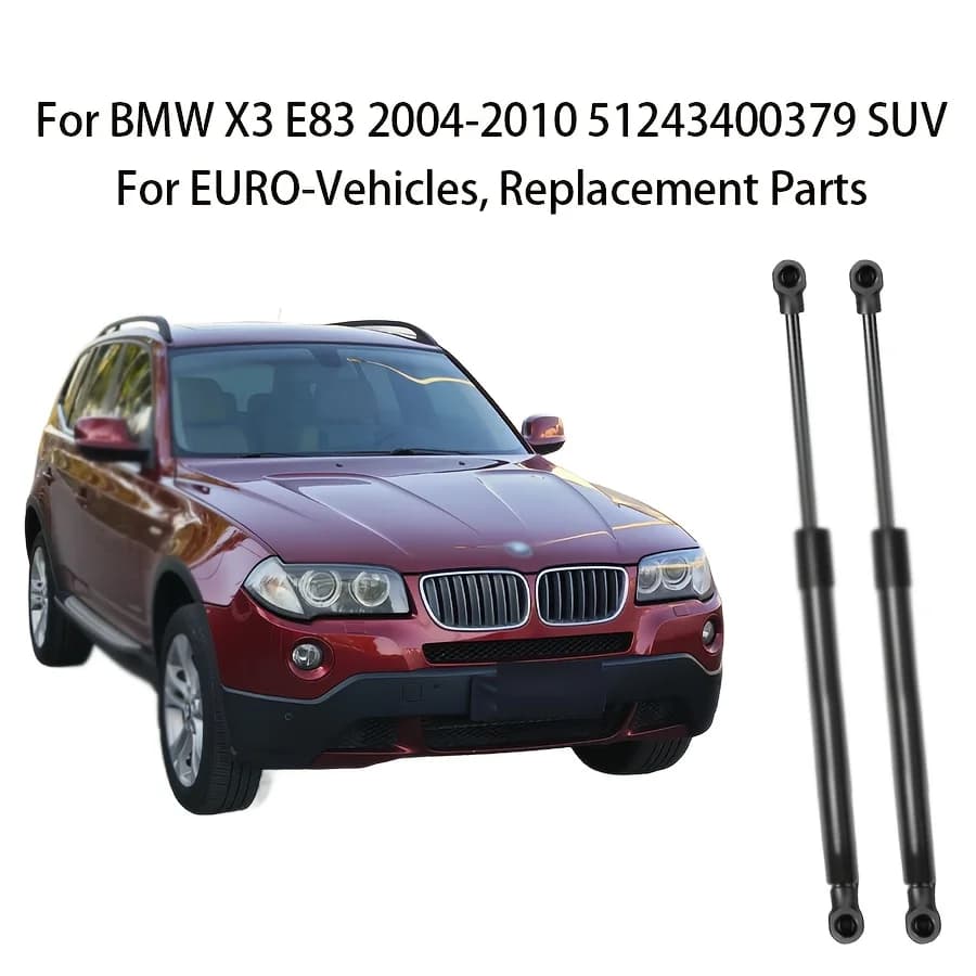 2pcs Tailgate Rear Trunk Boot Gas Struts For BMW X3 E83 2004-2010 51243400379 SUV Lift Supports