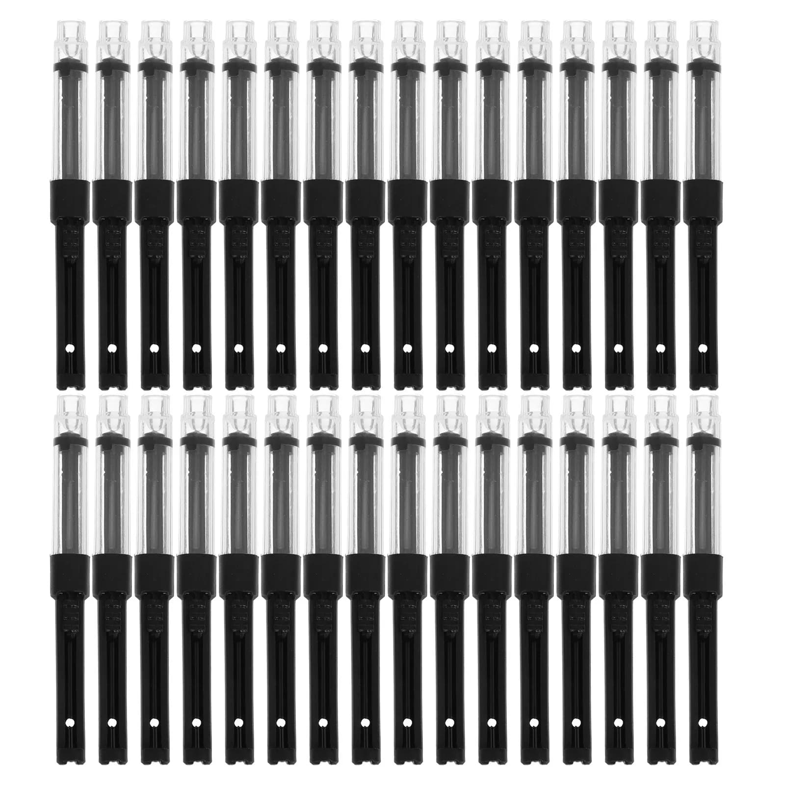 50Pcs Fountain Pen Converter - Empty Cartridge Style Refillable Ink Filler Compatible with Classic Pens Travel Daily Writing Use