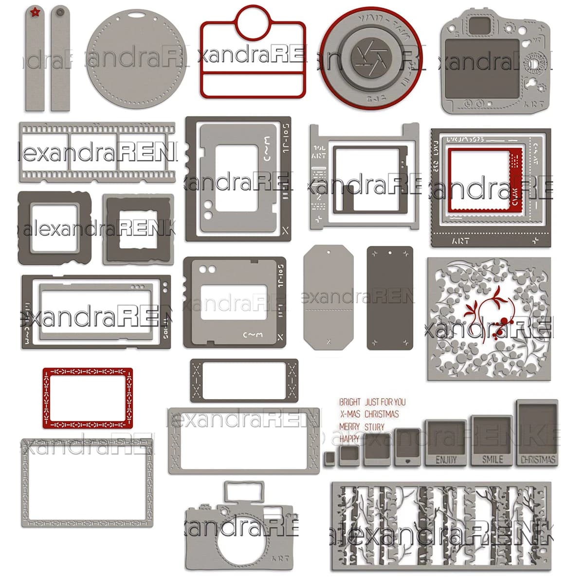 Piggy Craft metal stems cut various frames for photo Scrapbook craft paper knife molding knife stencil dies