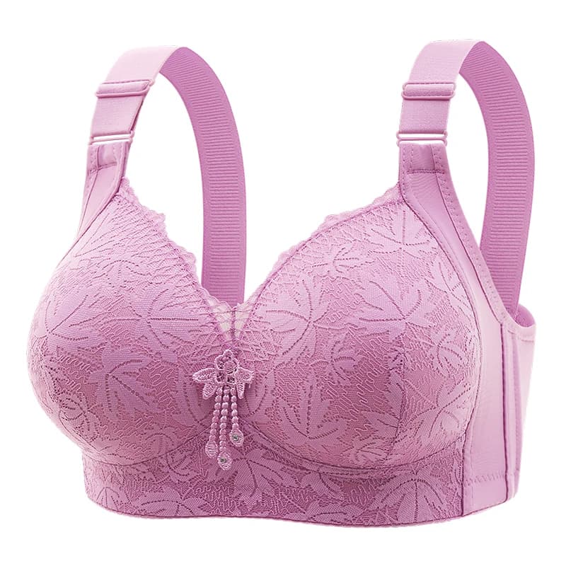 Nuovo pizzo stampato confortevole biancheria intima premaman oversize per allattamento al seno con reggiseno da donna sexy traspirante senza cuciture regolabile