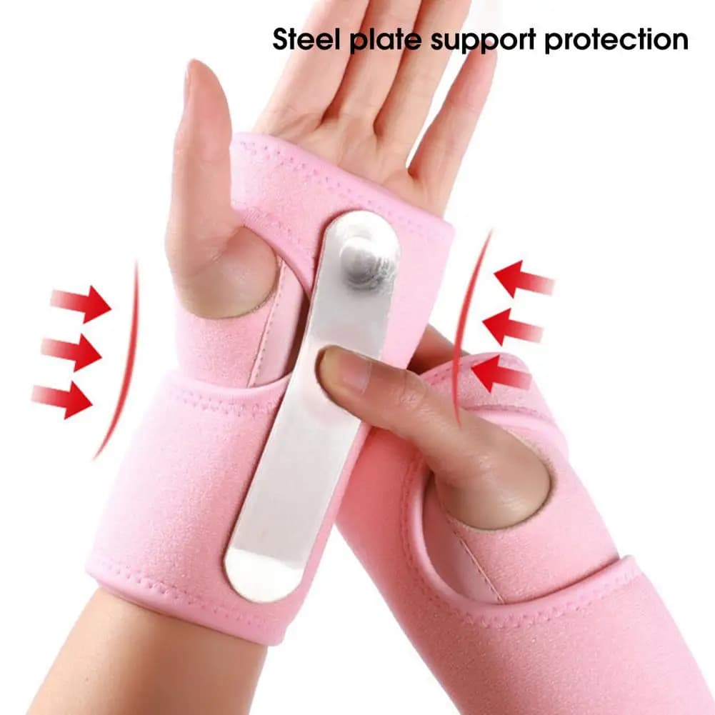 Stecca da polso traspirante per sollievo dal tunnel carpale, tutore notturno, design ergonomico regolabile per supporto per l'artrite, sport di riabilitazione