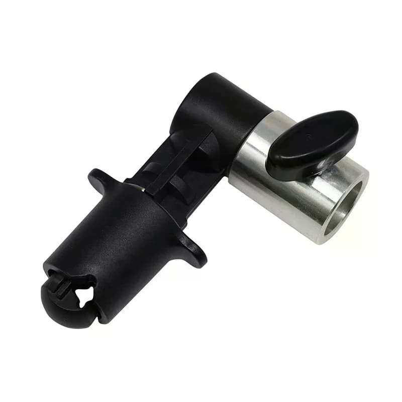 Studio-Grade Aluminum Reflector Holder - 360° Swivel Clip for Photo Studio Backgrounds, Tripods & Light Stands