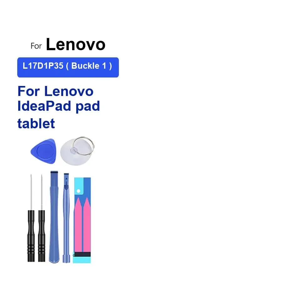 Batteria per tablet Lenovo Ideapad Pad da 2200 mAh, leggera, L17D1P35 Buckle 1