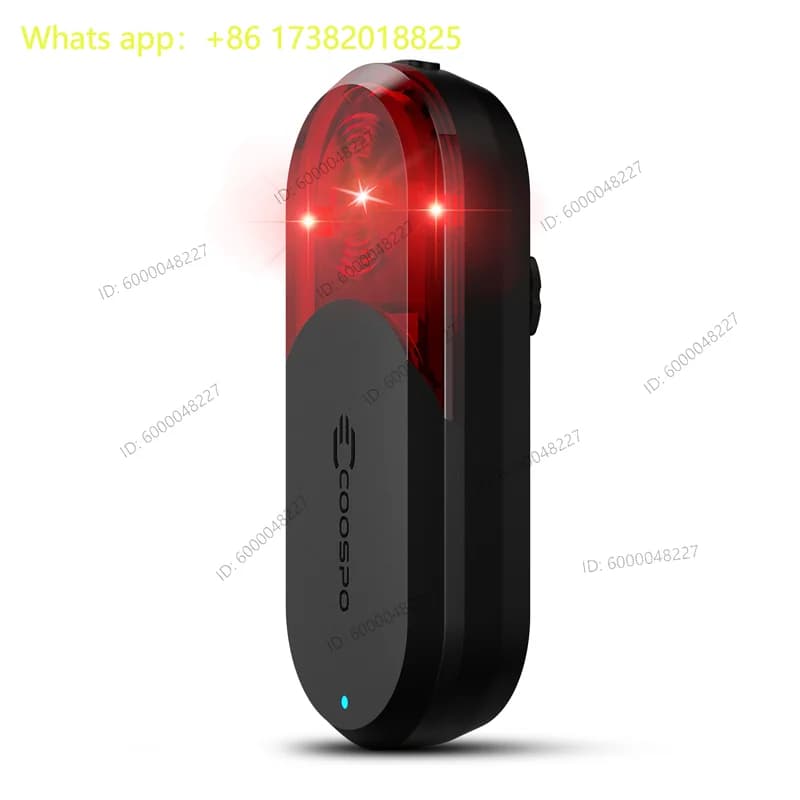TR70 Radar Tail Light Smart Bike Taillight Brake Warning IP67 Waterproof Cycling Rear Light 7 Light Modes Tail Lamp