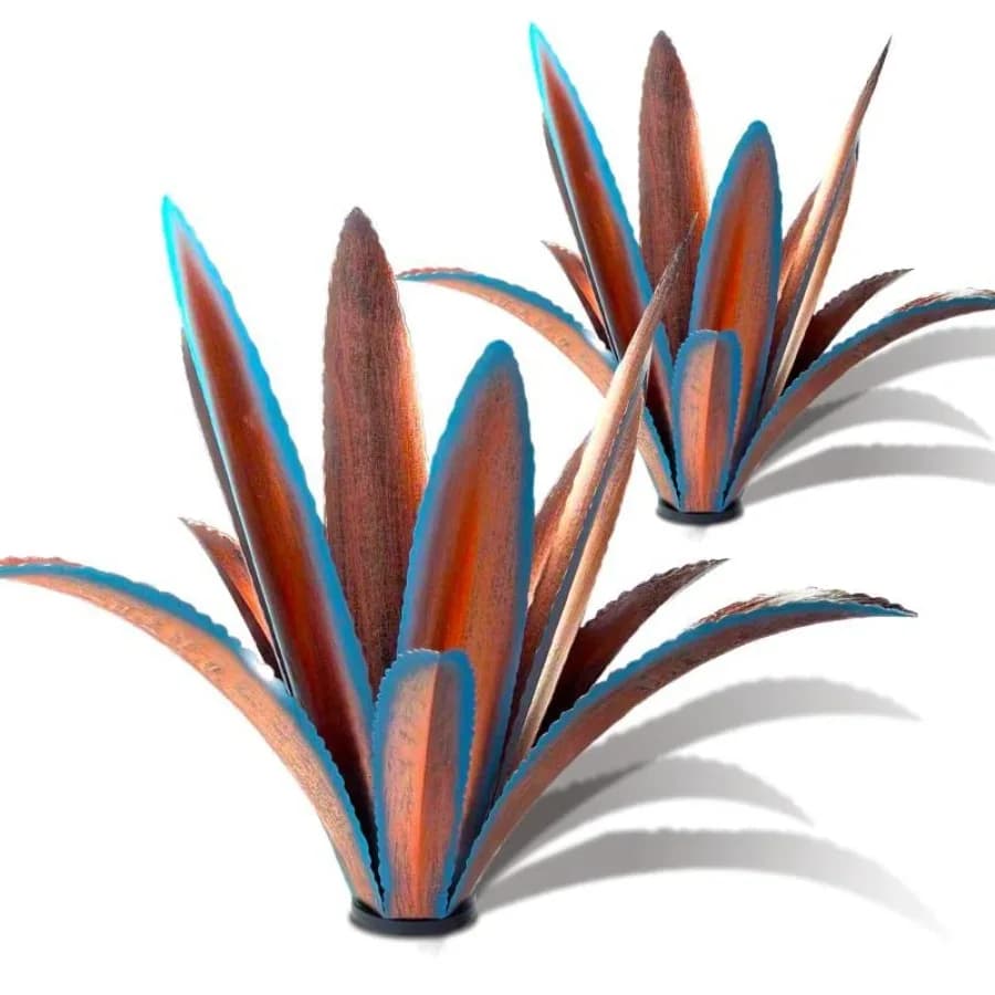 Scultura Statua in Metallo a Forma di Agave, Resistente al Vento, per Esterni, Decorazione per Giardino, Cortile, Prato, Regalo in B