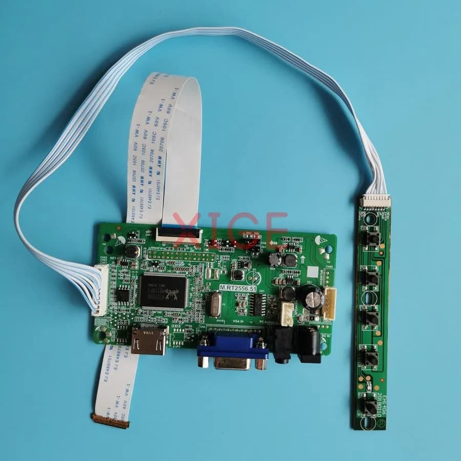 Scheda unità schermo adatta LTN156HL01 LTN156HL02 LTN156HL07 LTN156HL08 HDMI + VGA Monitor portatile 1920*1080 1920x1080 EDP 30Pin Kit fai da te