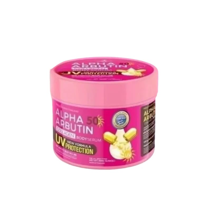 KEM White Ning Schiarente per la pelle Illumina Ridurre la pelle scura SPF50 Protezione UV Corpo al collagene alfa arbutina 500g
