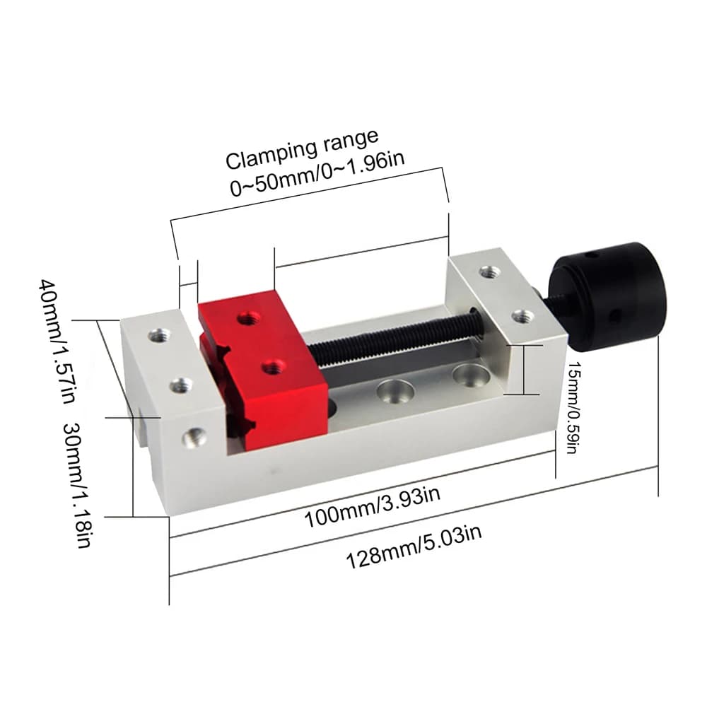 For Laser Engraving Machine Aluminum Flat Clamp Bench Labor-Saving And Efficient Tong