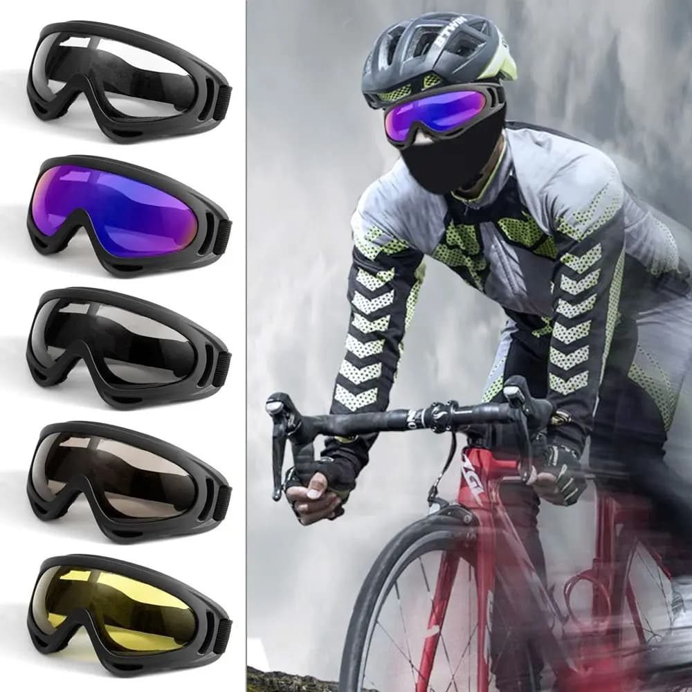 Nuovo inverno antivento sport all'aria aperta antipolvere occhiali da sci moto occhiali da ciclismo occhiali da snowboard