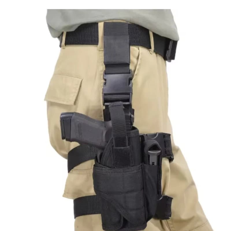 Cinghia Universale Tornado da Gamba, per Mano Destra e Sinistra, per Sport all'Aperto e Caccia, Borsa da Gamba, Marsupio da Coscia, Cintura di Sicurezza per Gamba