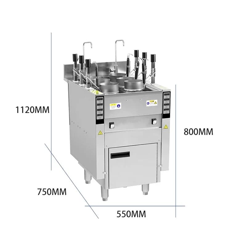# Fornello per noodle cinese commerciale Fornello per noodle Ramen Fornello elettrico per pasta automatico