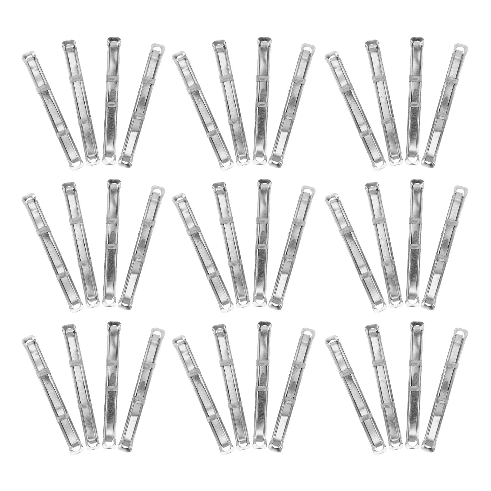 45 Sets Book Clamp Binders Ring Replacement Clips Paper Clamps Mechanism Divider File Metal Supplies