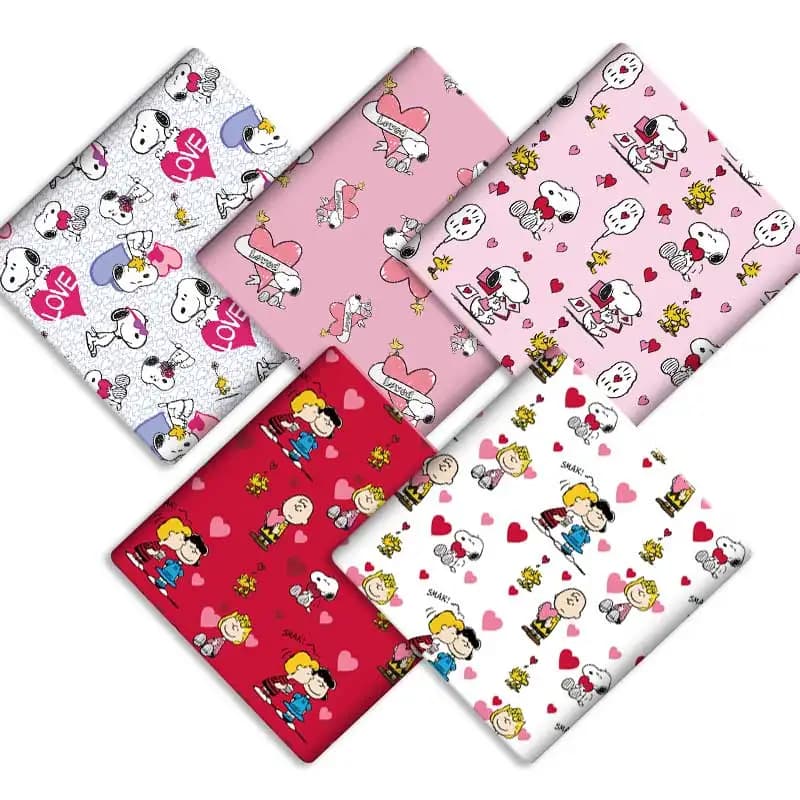 Tessuto Stampato per Cartoni Animati 140*50cm, per Cucito Fai da Te, Patchwork, Quilting, Abiti per Bambini, Lenzuola e Articoli per la Casa