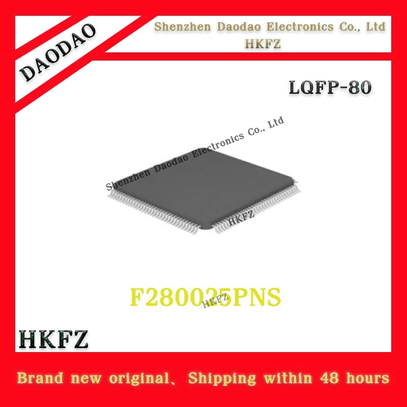 F280025PNS LQFP-80 100 MHz chip microcontrollore flash a 32 bit IC Nuovo originale