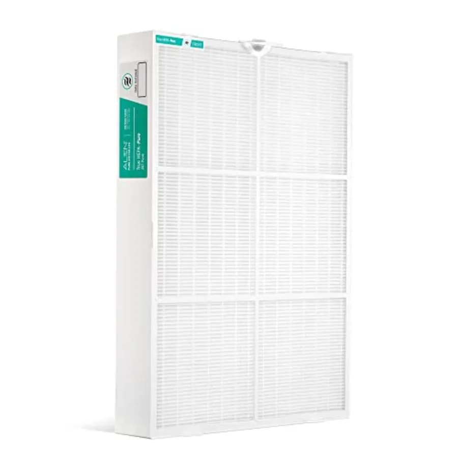 Filtro dell'aria B7-Pure, filtro HEPA H13 di ricambio per purificatore d'aria BreatheSmart 75i, bianco, cattura allergeni, polvere e muffa