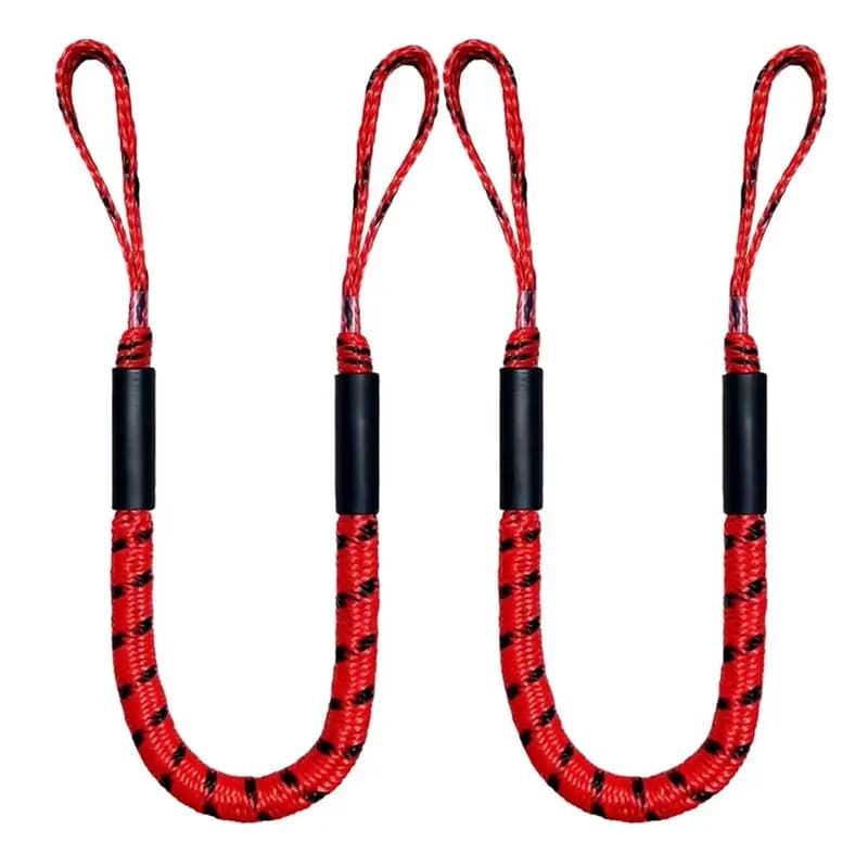 AB34-2Pcs Corde Elastiche per Ormeggio Barca, Corda Marina per Kayak, Moto d'Acqua, Accessori Anticorrosione per Ormeggio Nautico