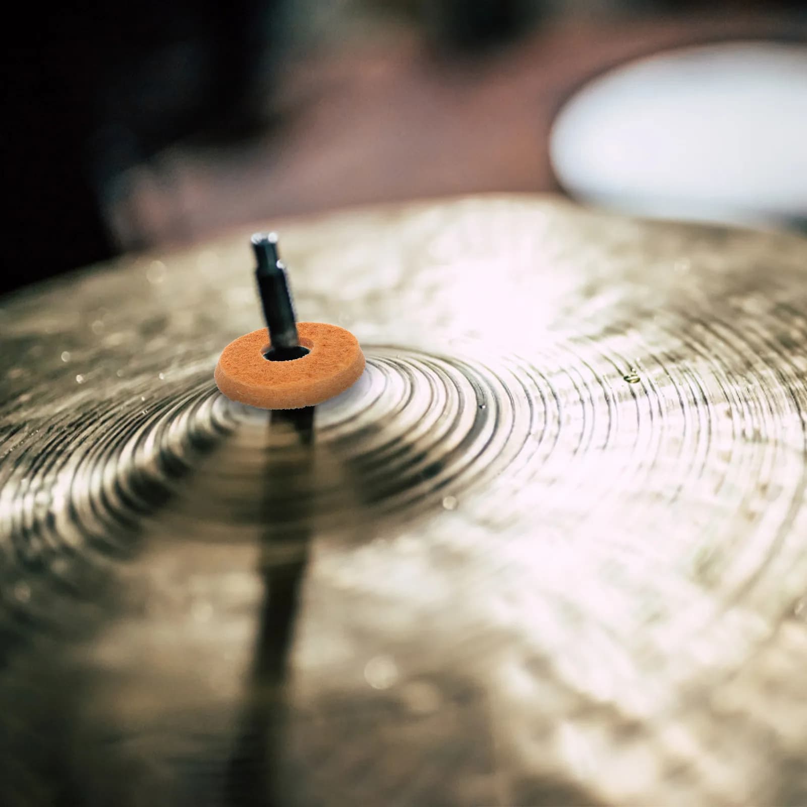 20Pcs Drum Cymbal Colorful Felt Pads Premium Protective Cymbal Ring for Hi-Hat Ride Crash Cymbals Drum Kit Parts