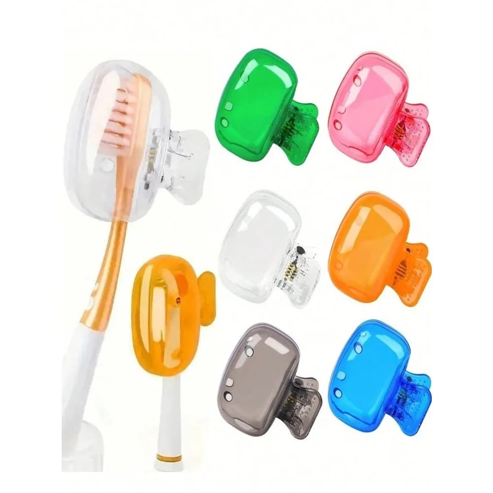 5pcs Unisex Plastic Toothbrush Head Protector Case Cover for Electric Brush Portable Travel Home Accessory