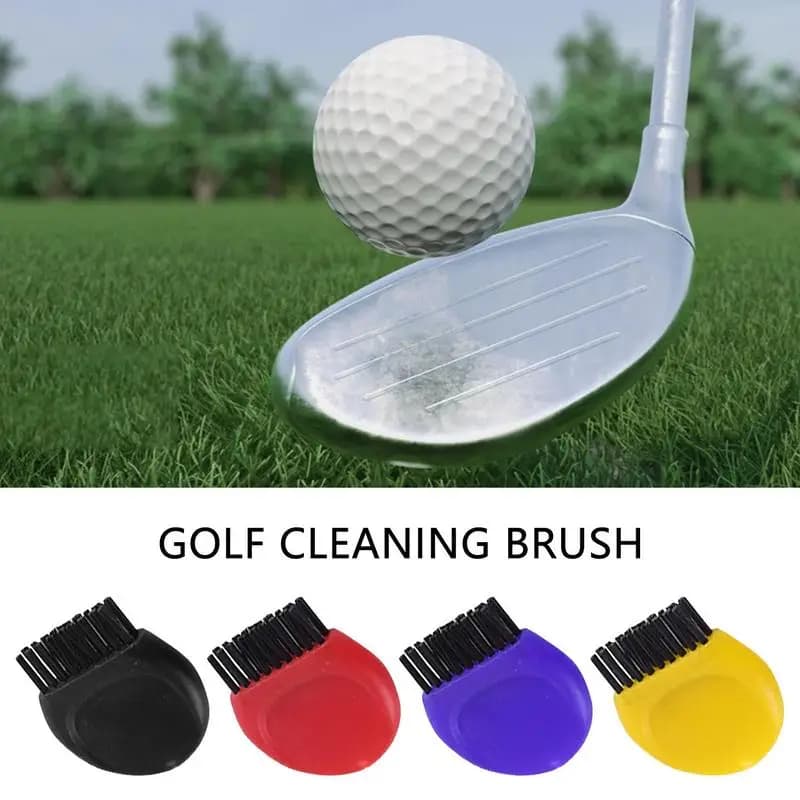 Mini spazzole per mazze da golf Spazzole per dita adatte per la pulizia di teste da golf Palline da golf e scarpe Ausili per l'allenamento del golf