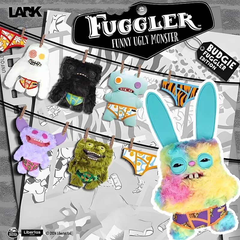 Originale Fuggler Divertenti Denti Brutti Mostro Giocattoli di Peluche Kawaii Cartoon Budgie Fugglers Occhi Larghi Weirdo Annoyed Alien Peluche Bambole