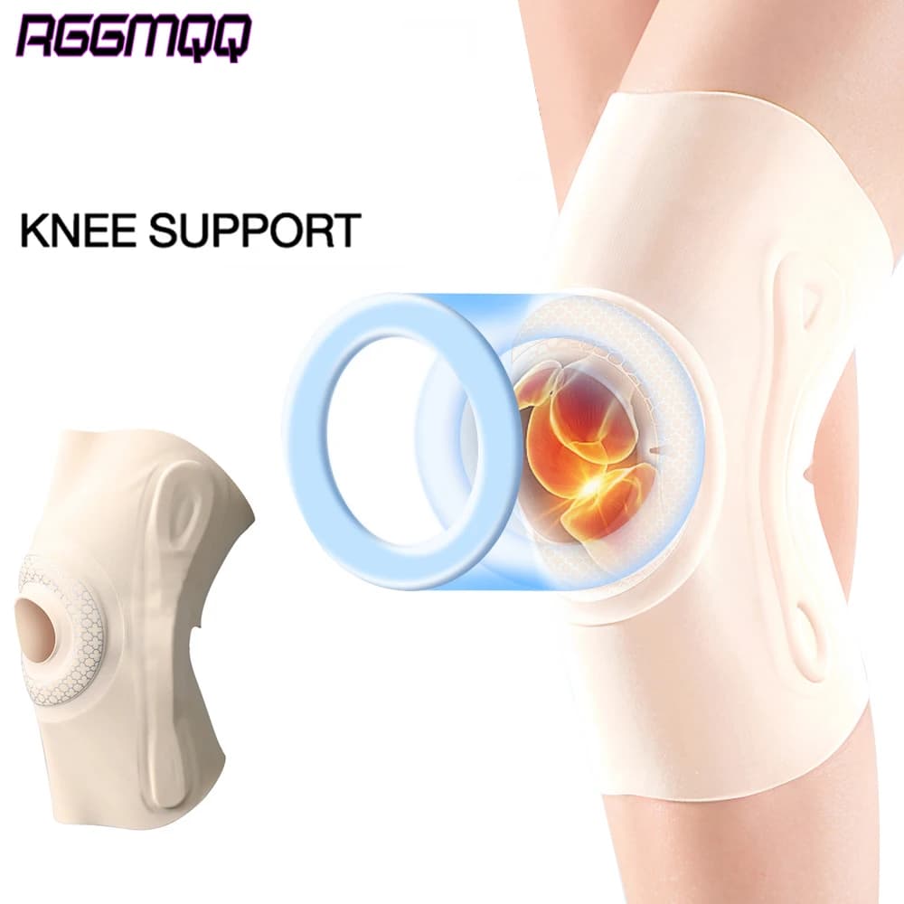 1 pezzo di ginocchiera sottile per donna uomo, ginocchiera a compressione con stabilizzatori bilaterali con cuscinetto rotuleo, per strappo del menisco, artrite