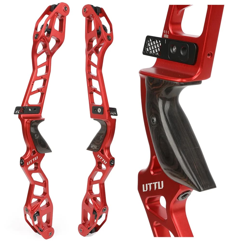 Tiro con l'arco ILF Arco ricurvo Riser Lega di alluminio CNC Arco Maniglia Takedown Grip 23/25 pollici Grip Tiro con l'arco Caccia Tiro al bersaglio