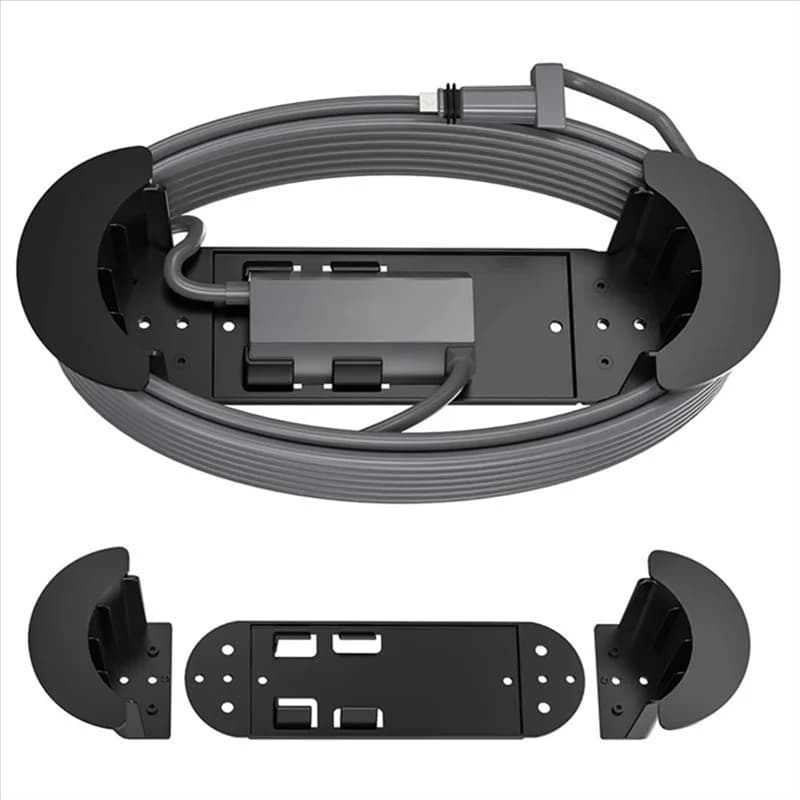 A64P-Ethernet Cavo Yacht RV Installazione semplice Staffa adattatore Ethernet Gestione cavi Organizzatore cavi Supporto cavo da parete