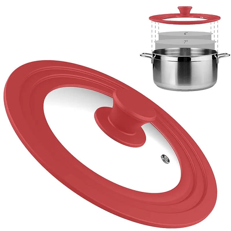 Universal pan covers Large silicone pot covers for pans and pans Suitable for pans from 16 cm to 32 cm