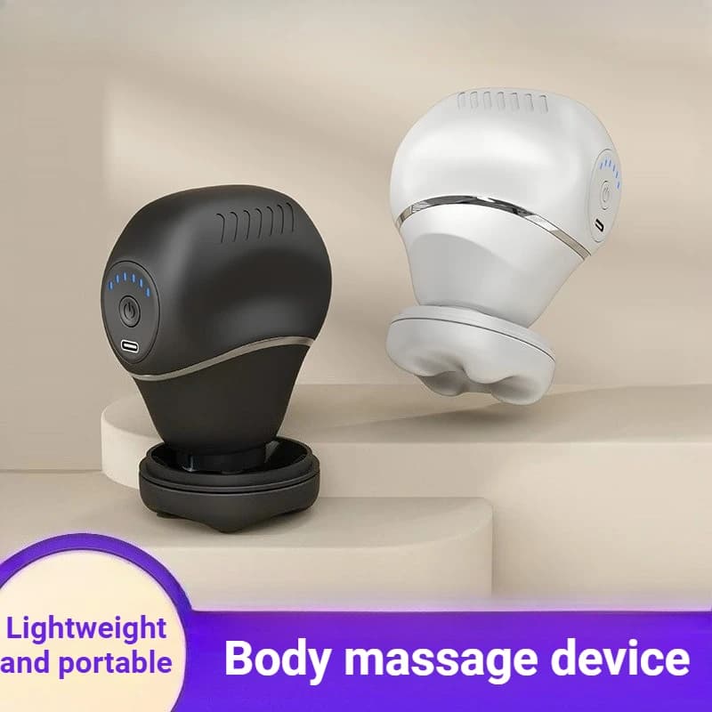 Multifunctional Rotating Vibrant Massager Durable for All Body, Portable Electronic Massage Gun