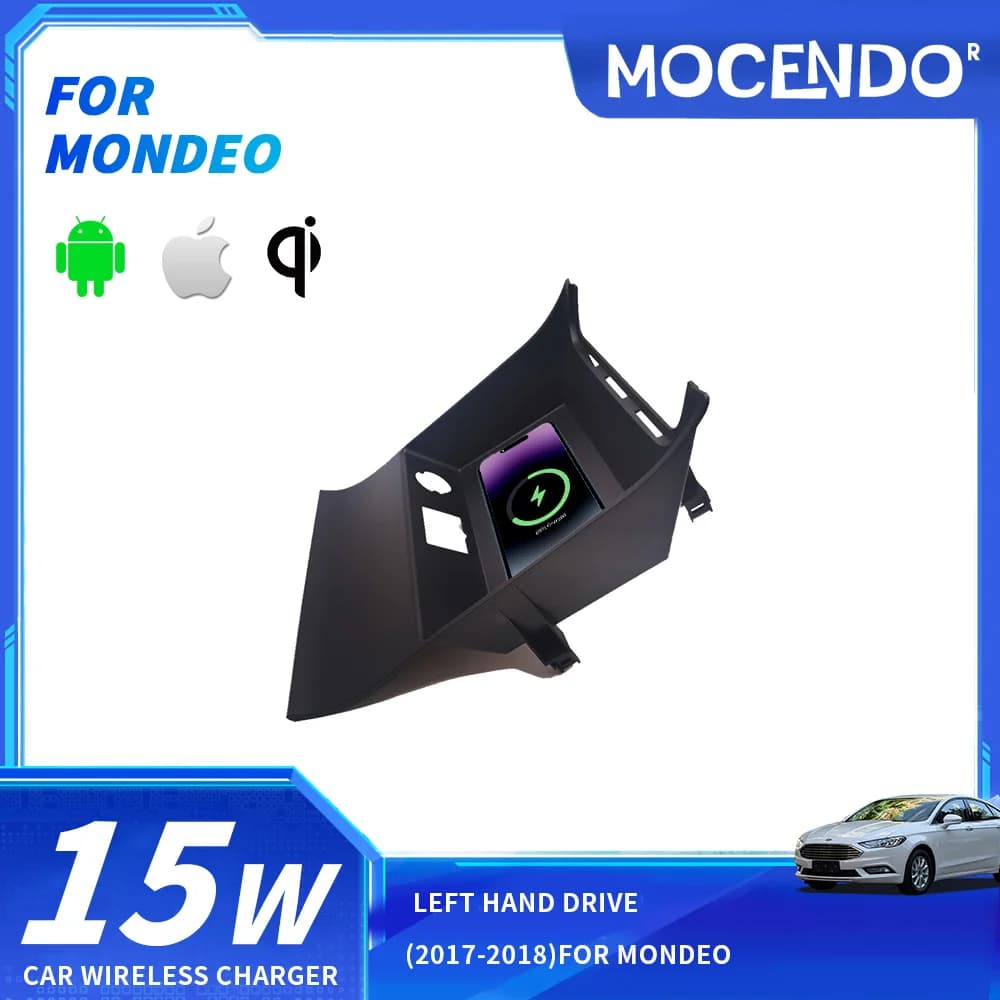 Car Wireless Charger For Ford Mondeo 2017-2018 Intelligent Phone Fast Charging Plate Electronics Accessories