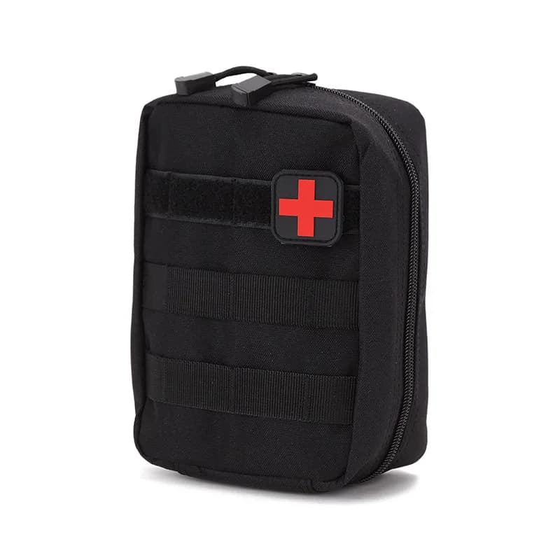 Kit di pronto soccorso tattico portatile Borsa medica per escursionismo Viaggi Casa Custodia per trattamento di emergenza Strumenti di sopravvivenza Custodia EDC