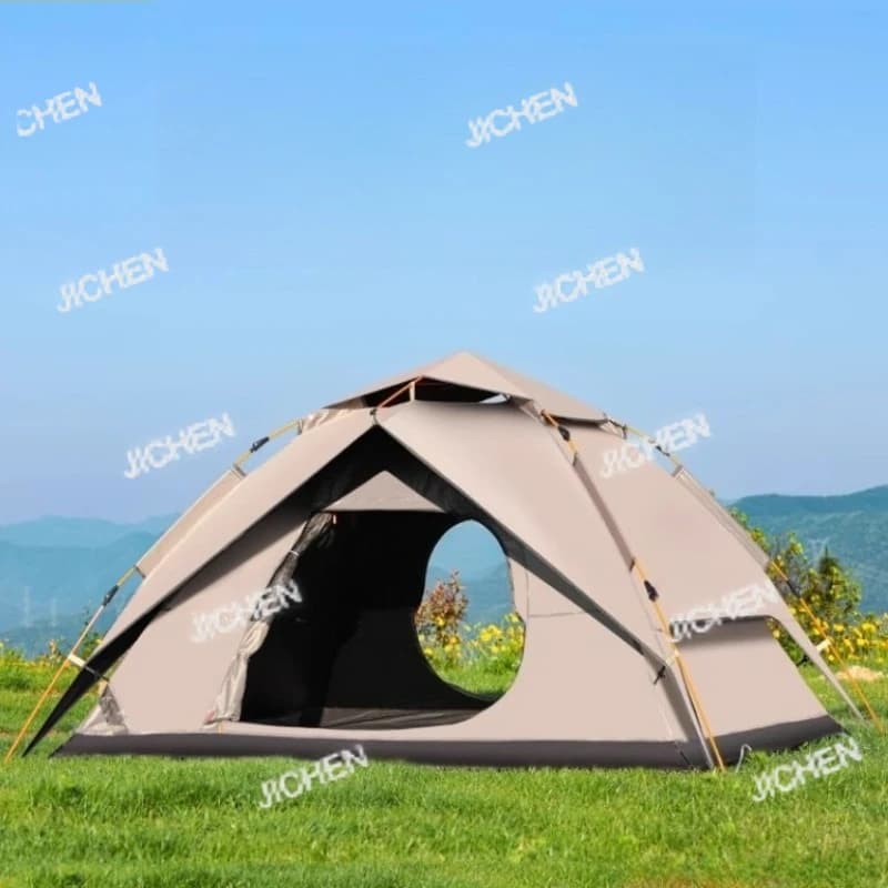 Tenda da campeggio esterna pieghevole portatile senza scanalature apertura rapida attrezzatura da campeggio notturna tenda antipioggia