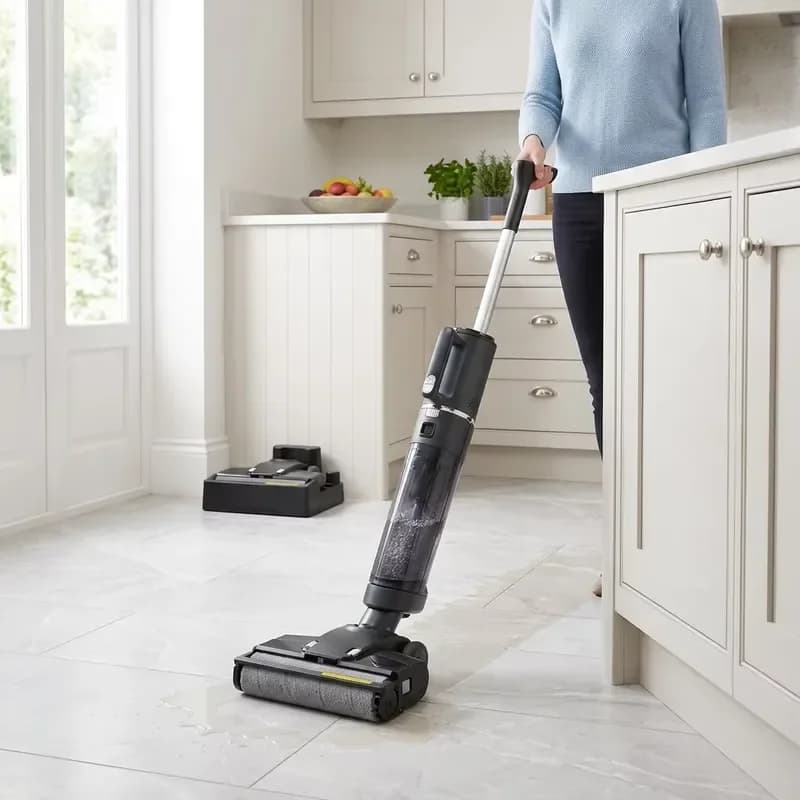 For BESTDAY All-in-One Cordless Wet Dry Vacuum Cleaner Floor Washer Vacuum Mop With Self Cleaning System for Home Cleaning