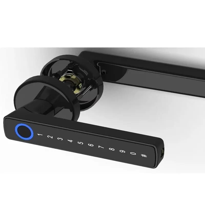 Maniglia per serratura intelligente, serratura per impronte digitali, porta interna Bluetooth, maniglia per porta della stanza intelligente