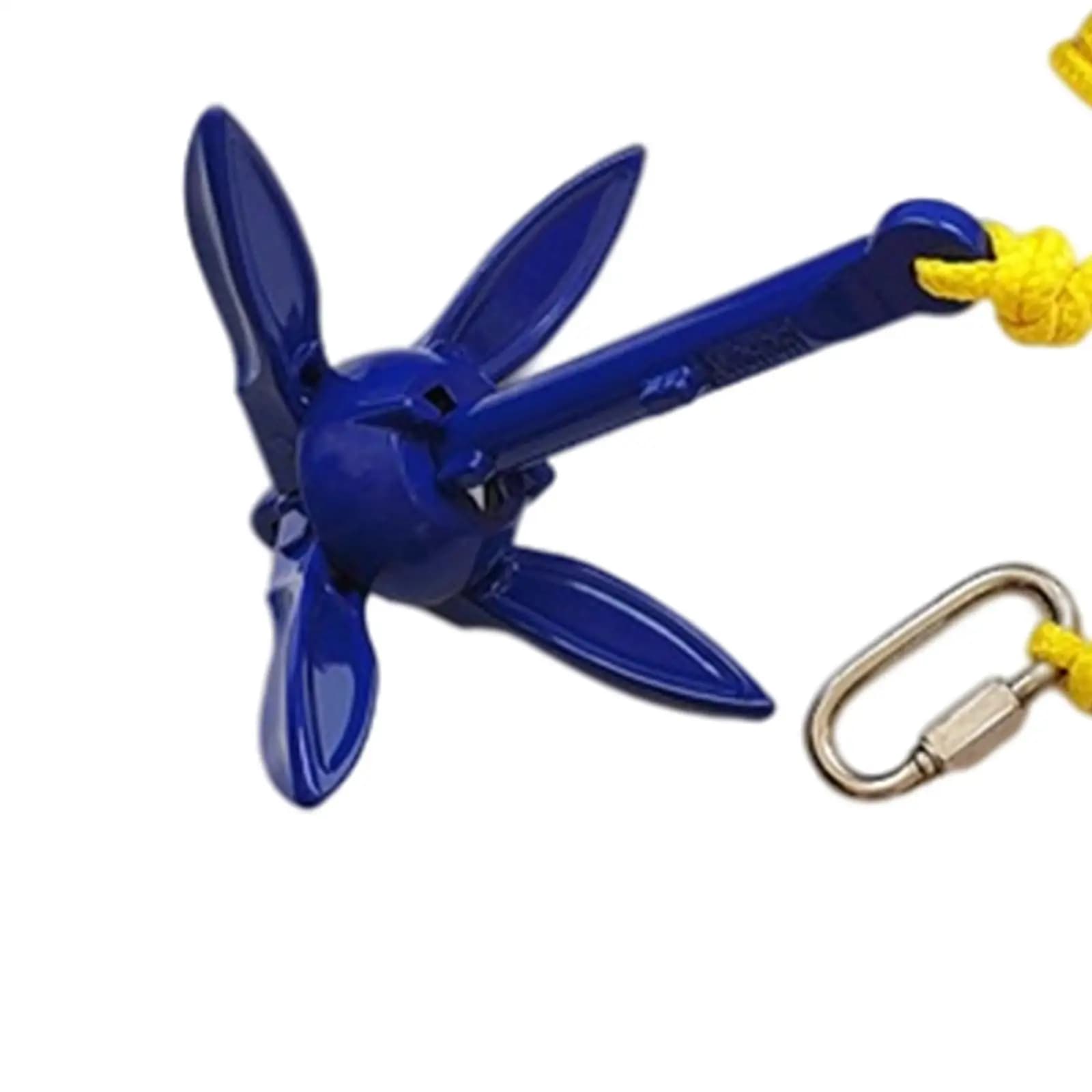 Kit Ancoraggio Portatile con Grappino e Corda Pieghevole per Barche da Pesca, Barche a Vela, Kayak 0.4kg 0.88lb