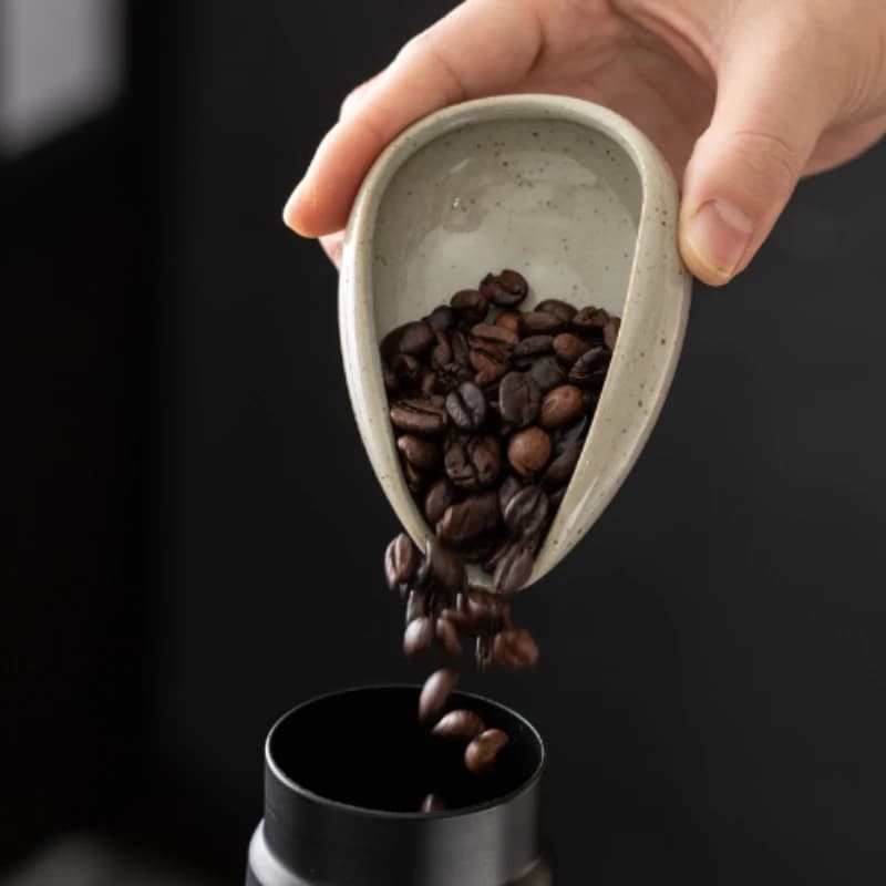 1 pz/2 pz distributore di chicchi di caffè vassoio da tè evaporatore ceramica tè chicco di loto piatto set da tè set da caffè