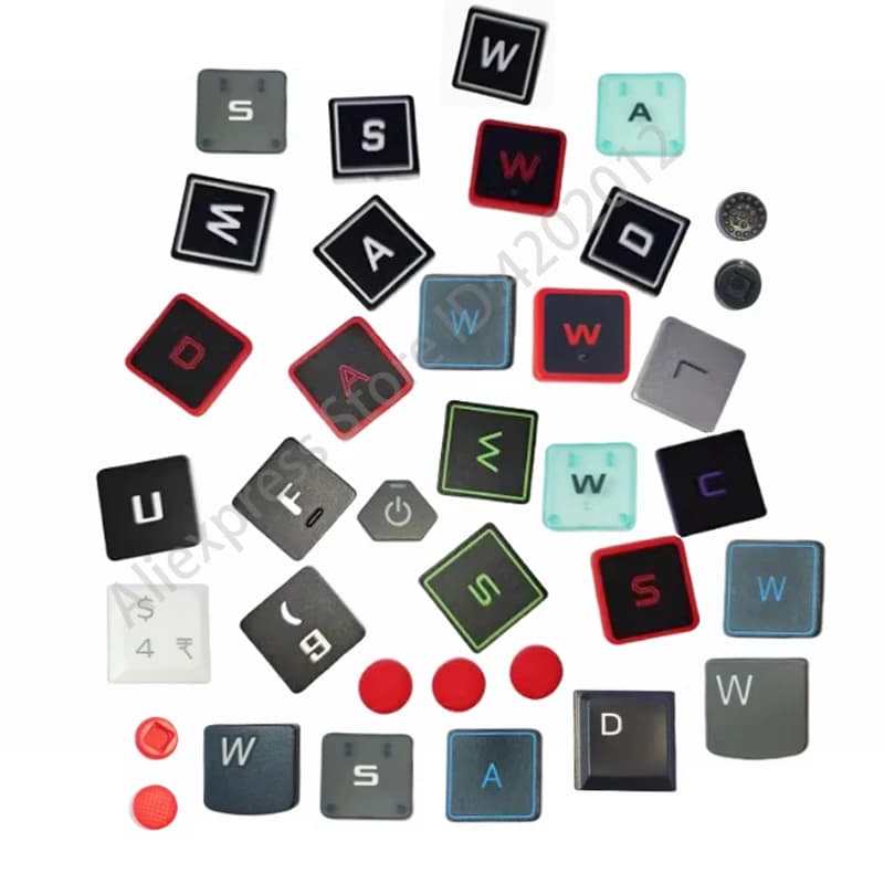 Tastiera di ricambio per laptop KEY e clip per ASUS ACER HP DELL IBM lenovo Xiaomi HUAWEI LG Apple HASEE SONY Cap Keycap e cerniera