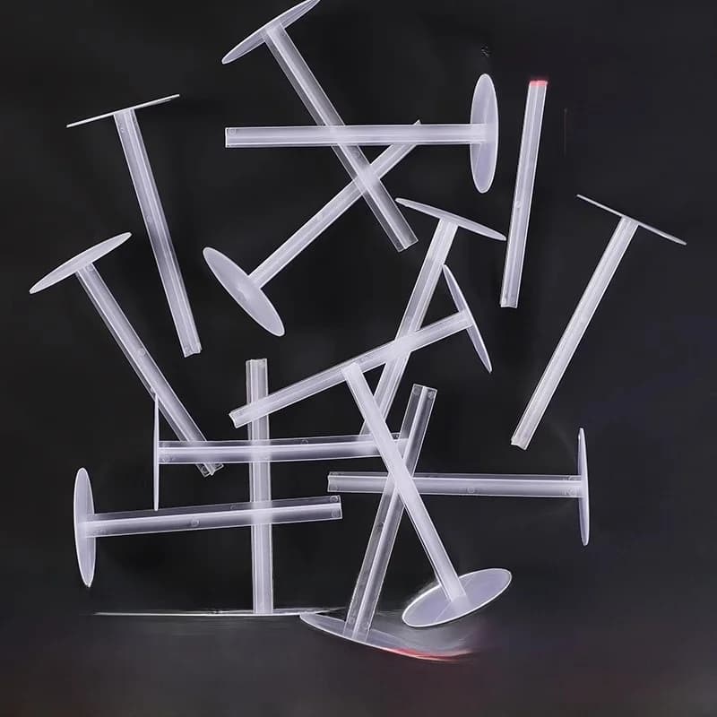 Thiened Torta in plastica per bambola, display usa e getta, ornamento, accessori da forno, fissatore di base trasparente per la decorazione di compleanno