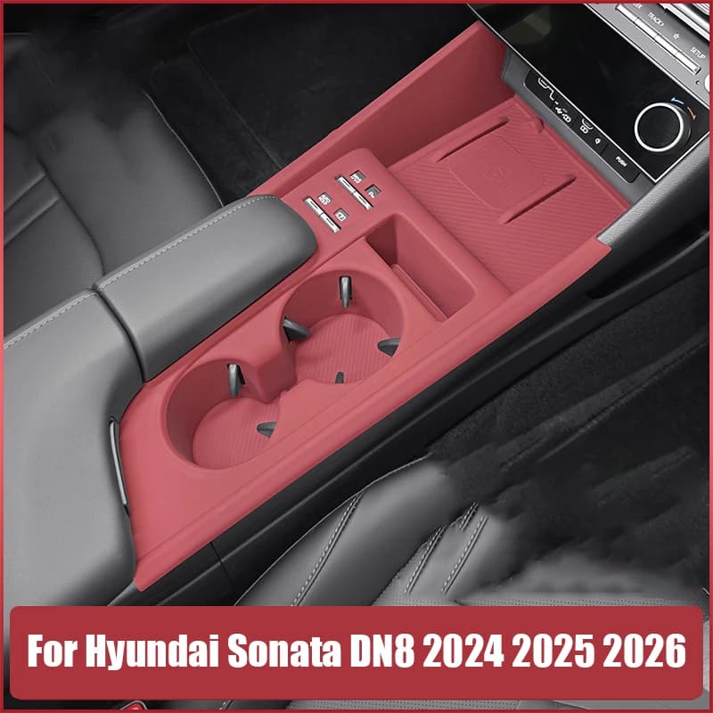 Per Hyundai Sonata DN8 2024 2025 2026: Cuscinetto in silicone per pannello di controllo centrale e cambio, protezione per pannello alzacristalli