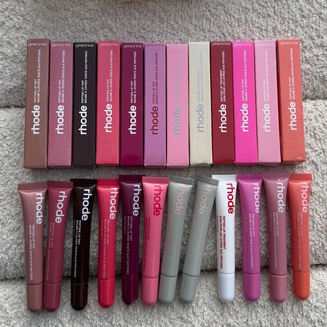 Rhod Lip Balm Moisturizing Effect Long-Term Mirror Glossy Lip Oil Volumizing Lip Oil Non Sticky Toneality Ribbon Espresso Raspberry Toast Cosmetic