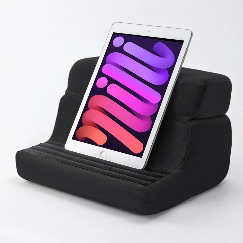 Supporto per tablet multifunzionale, 4 angolazioni per una lettura e visione confortevoli di telefoni cellulari e tablet, pieghevole