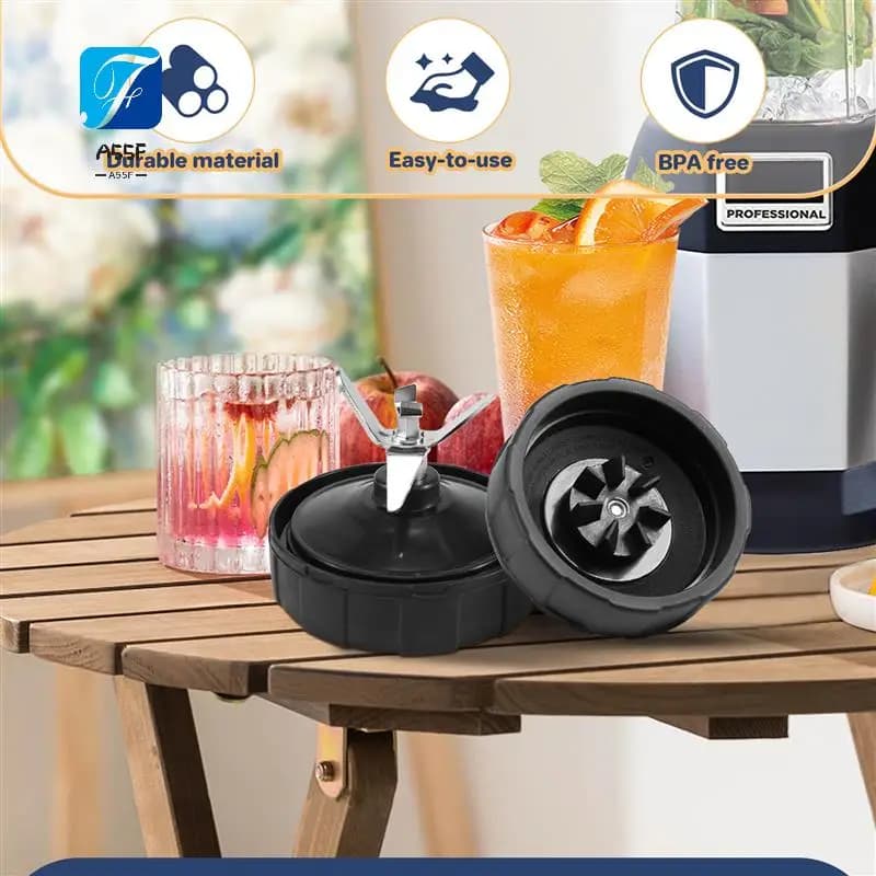 A55F-7 Pinne Lama del frullatore Parte Spremiagrumi Caso Mixer Gruppo di ricambio di ricambio per Nutri Ninja Pro Auto-IQ Spremiagrumi Portacoltelli