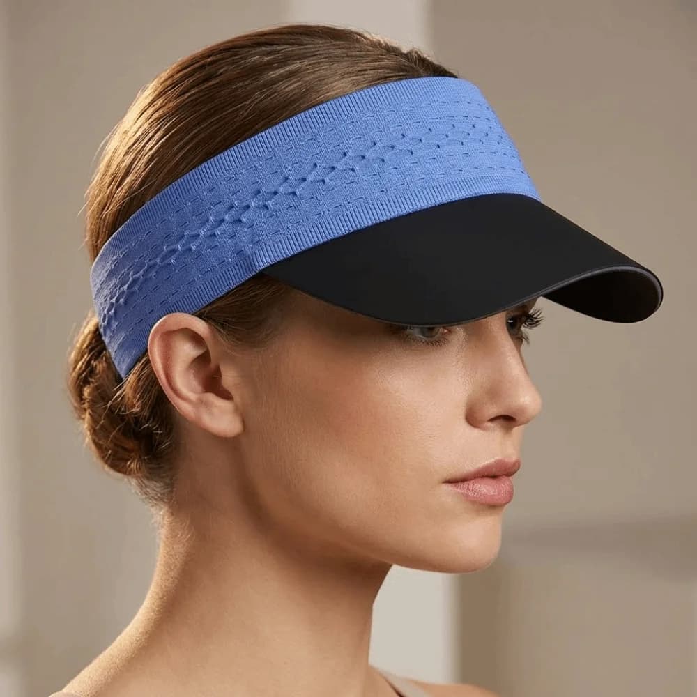 Multicolor Hairband Sun Hats Sweat-absorbing Quick-drying Sports Cap Breathable Empty Top UV Protection Cap Sun Protection