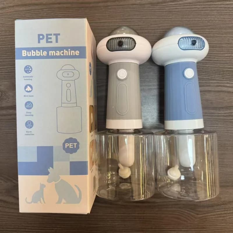 Electric Pet Bubble Bath Machine - Automatic Dog Cat Shampoo Foamer, Rechargeable Grooming Tool, Fast Foam, Pet Bathing Solution