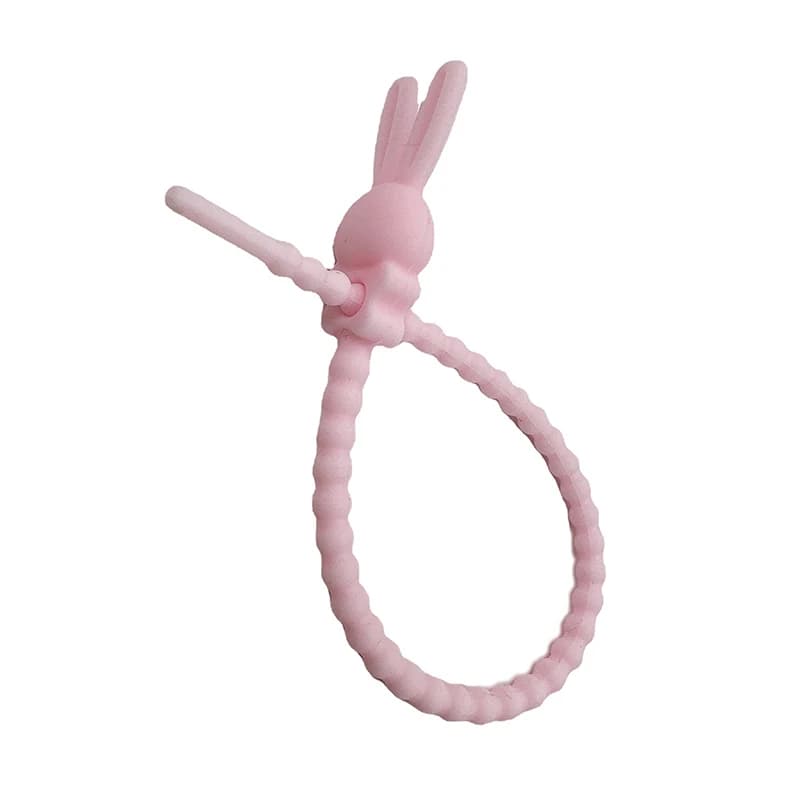 10 Pezzi Organizzatori per Cavi in Silicone a Forma di Fiore e Stella con Colore Sfumato, Fermacavi, Accessori Fai-da-Te per Portachiavi
