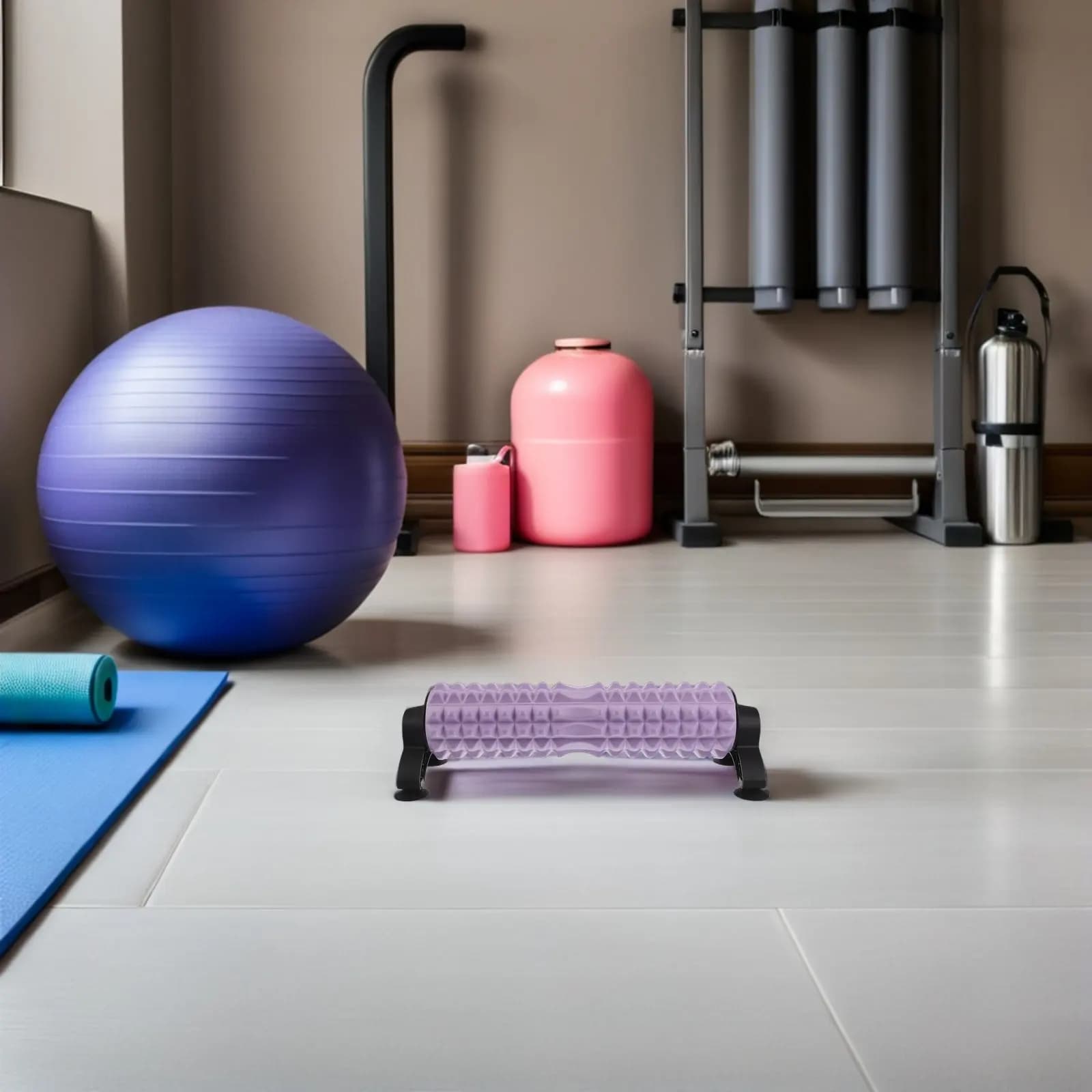 Solid Foam Roller for Yoga, Muscular Massage, Pilates, Exercises for the Back, Recovery and Relaxation Deep of Muscles