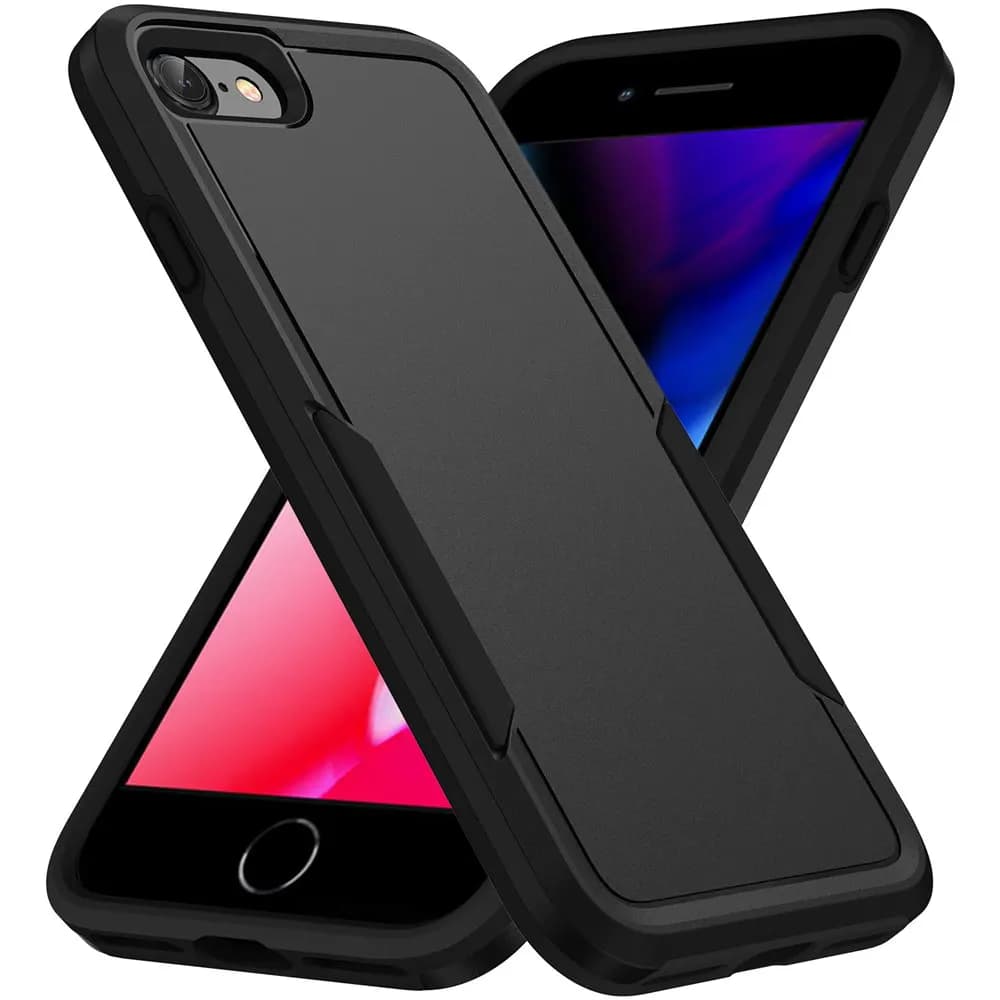 Custodia antiurto ibrida a doppio strato per iPhone SE 3 2022, cover rigida per iPhone SE 2 2020/iPhone 6/6S/7/8 Plus