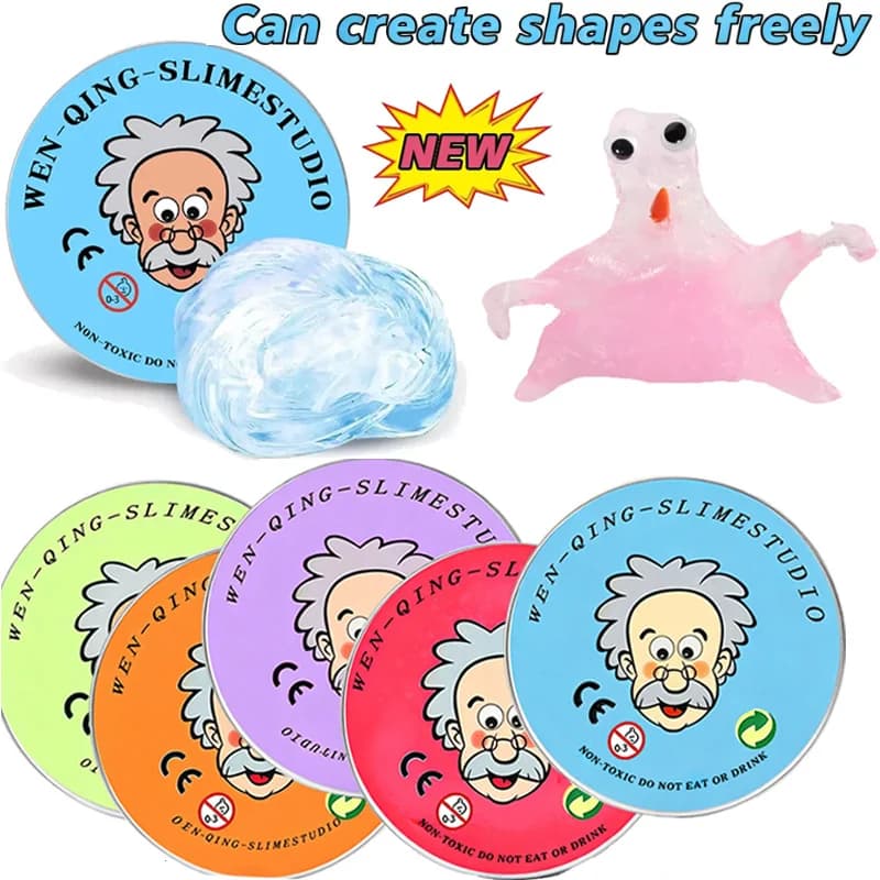 DISPONIBILE Set di Slime Liquido a Cristalli Liquidi per Bambini, Argilla Colorata Antistress, Pasta Modellabile Fai-da-Te