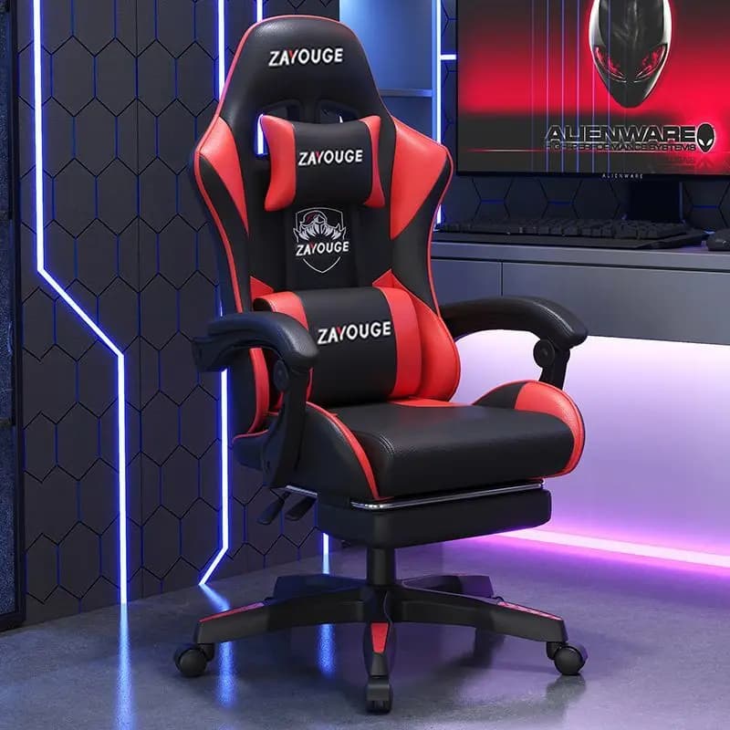Sedia da Gaming Ergonomica per Casa e Ufficio, Reclinabile e Girevole, Comoda per Lunghe Sessioni di Gioco e Streaming