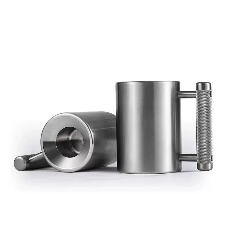 ​304 Stainless Steel Heavy Duty Dumbbell Water Bottle-8kg/10kg Fitness Gym Equipment for Wrist&Arm Strength Training,Food Grade​